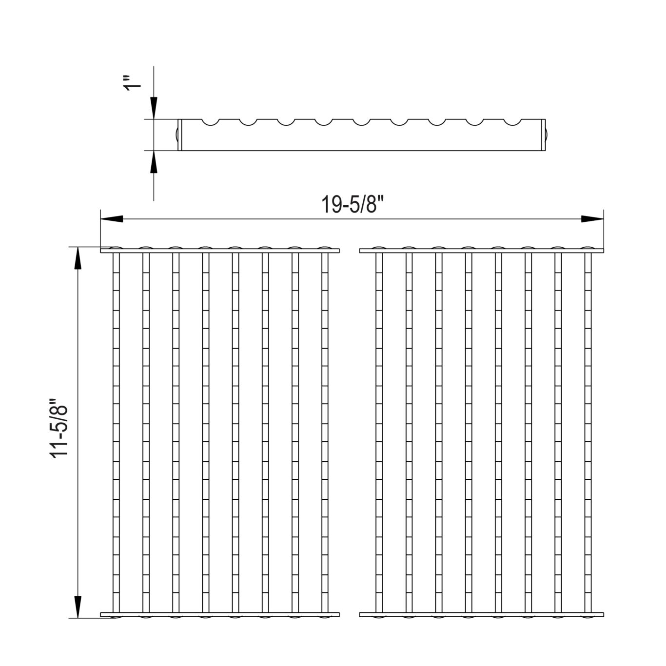 LADDER GRATING CHANNEL - (697.125.300.50 S) - BLÜCHER